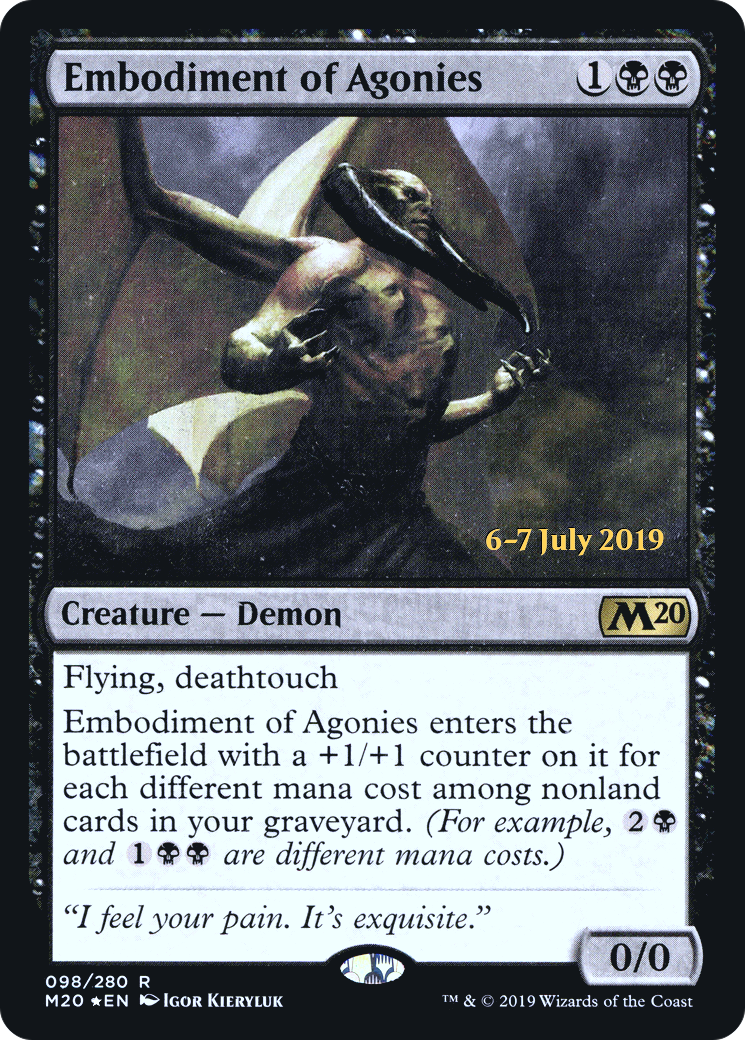 Embodiment of Agonies - Prerelease Promo [PM20-98s]