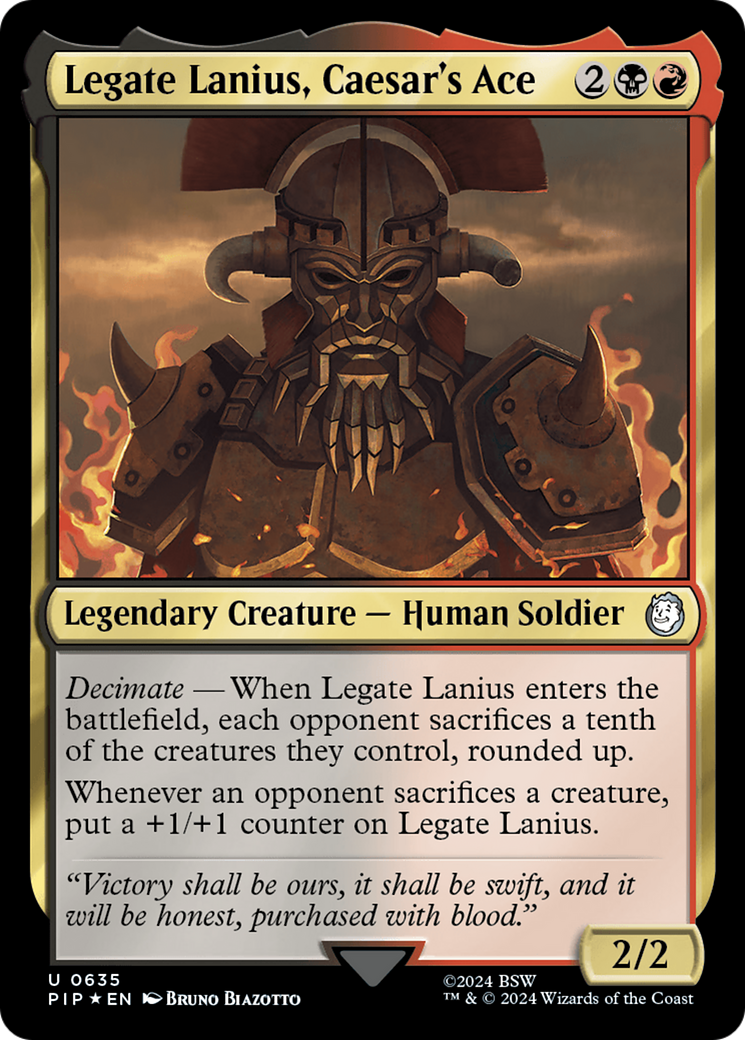 Legate Lanius, Caesar's Ace - Surge Foil [PIP-635]