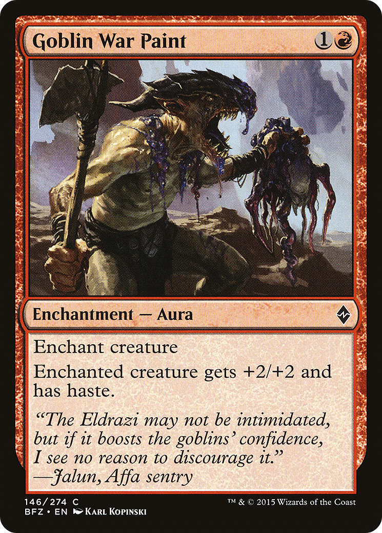 Goblin War Paint [BFZ-146]