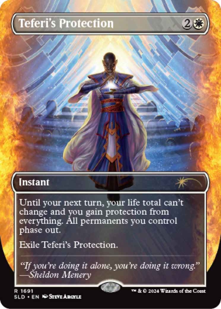 Teferi's Protection - Borderless - Full Art [SLD-1691]