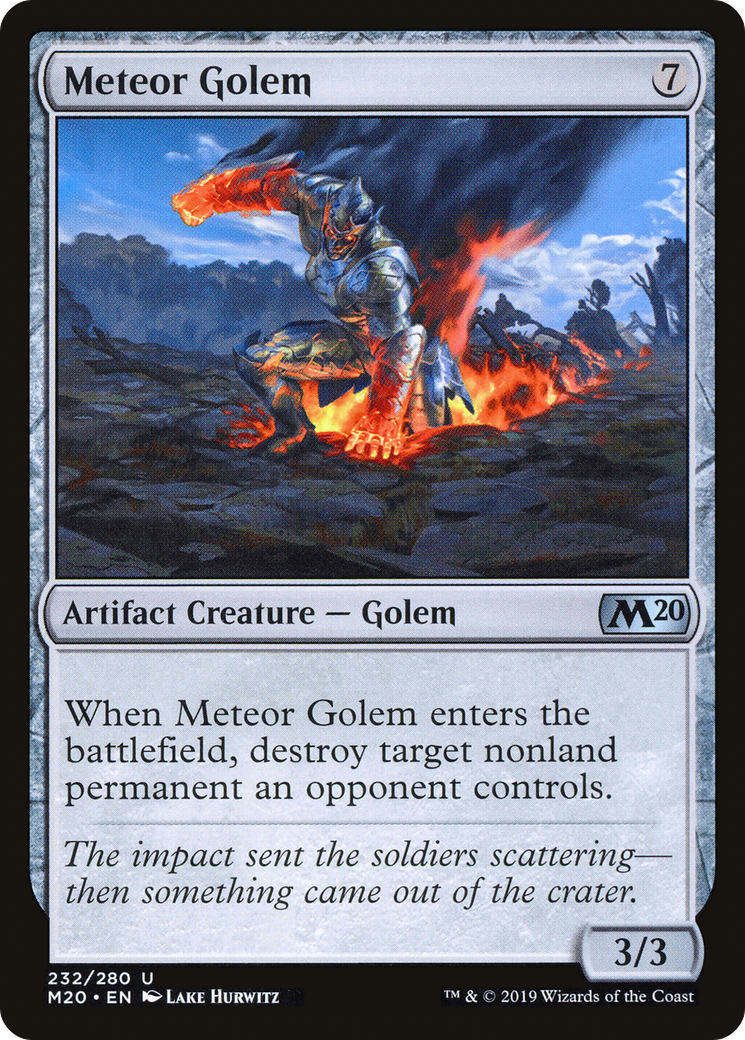 Meteor Golem [M20-232]