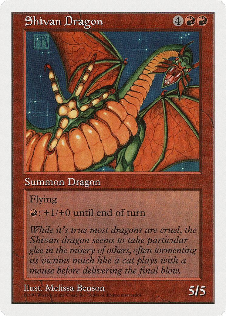 Shivan Dragon [5ED-267†]