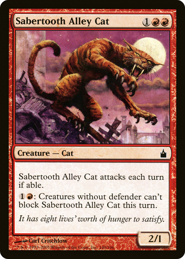 Sabertooth Alley Cat [RAV-140]