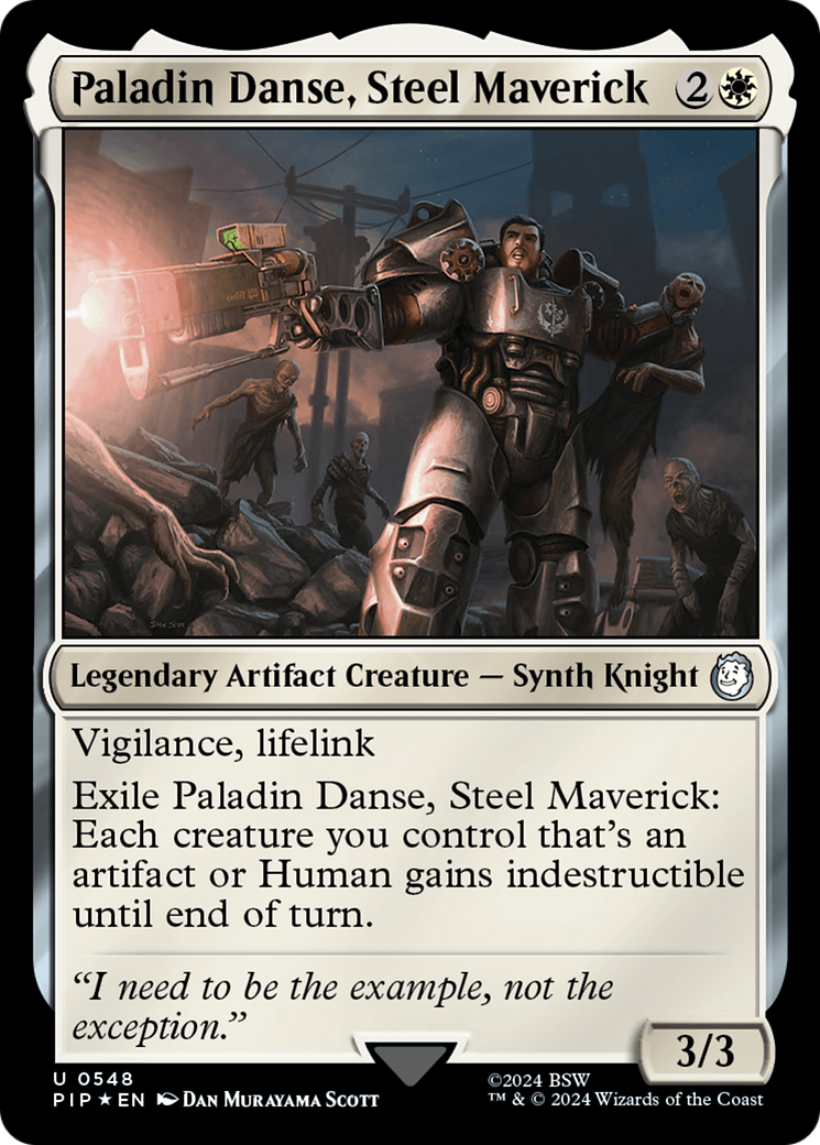 Paladin Danse, Steel Maverick - Surge Foil [PIP-548]