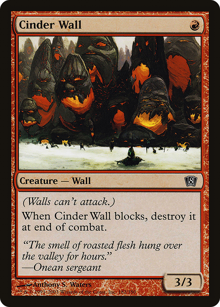 Cinder Wall [8ED-182★]