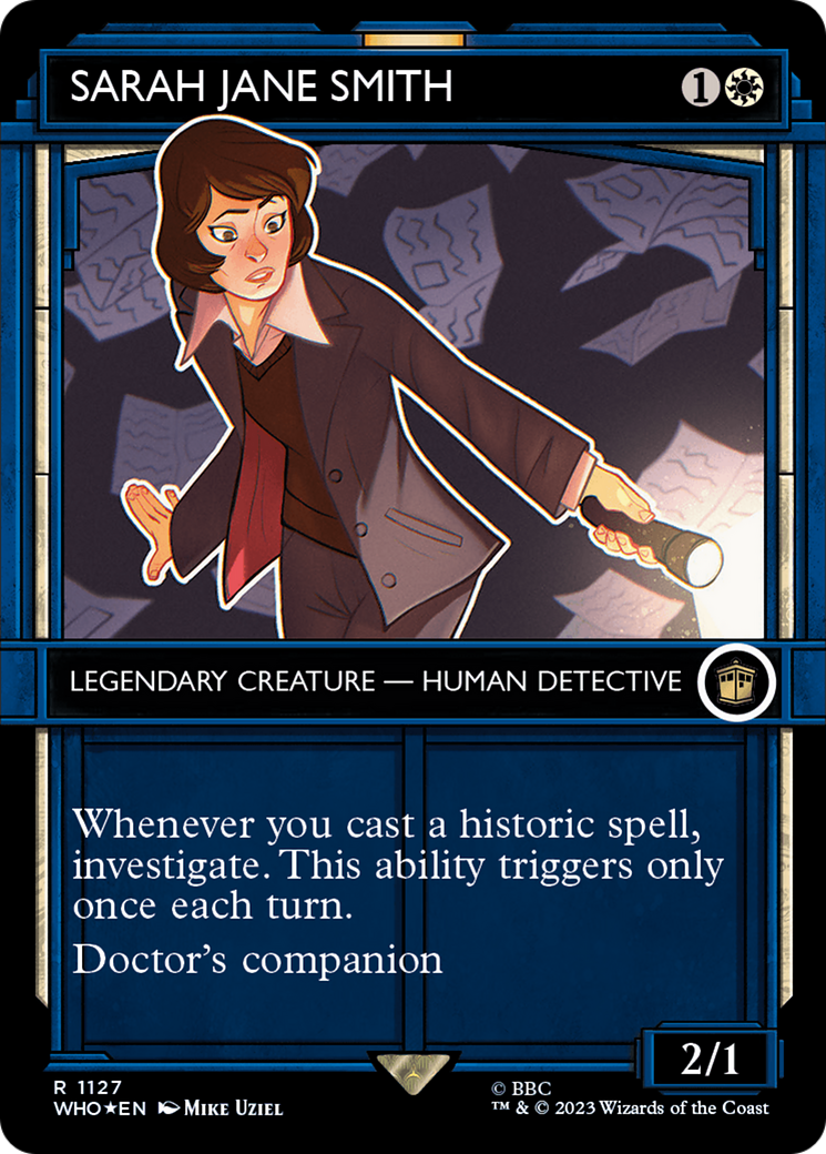 Sarah Jane Smith - Borderless - Showcase - Surge Foil [WHO-1127]