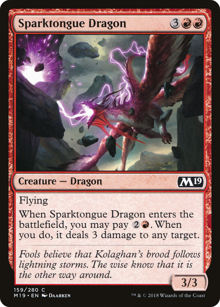 Sparktongue Dragon [M19-159]