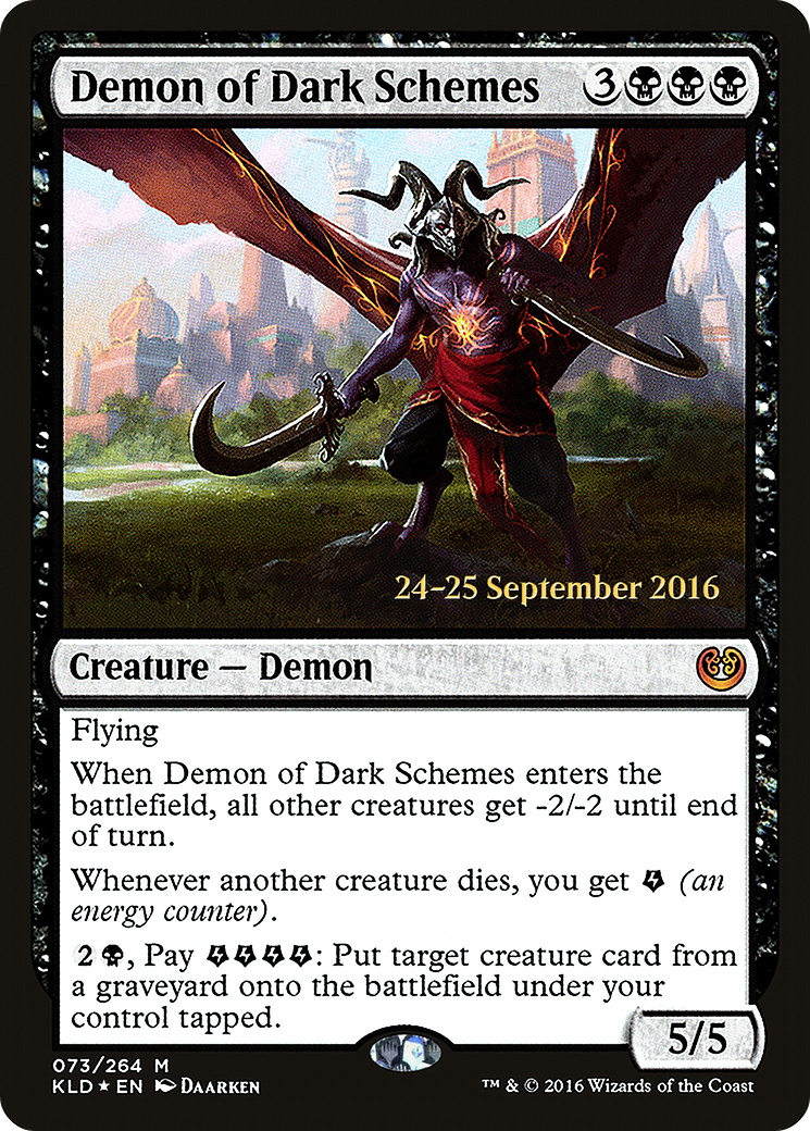 Demon of Dark Schemes - Prerelease Promo [PKLD-73s]