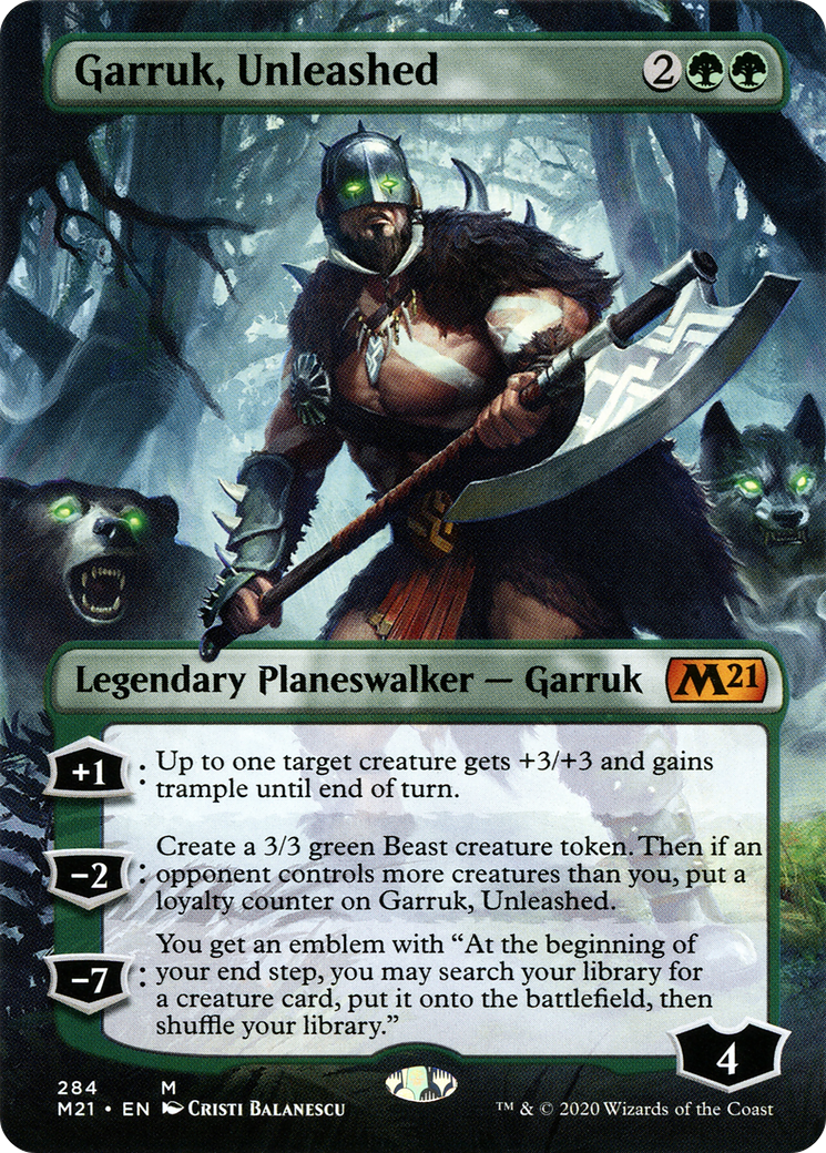 Garruk, Unleashed - Borderless [M21-284]