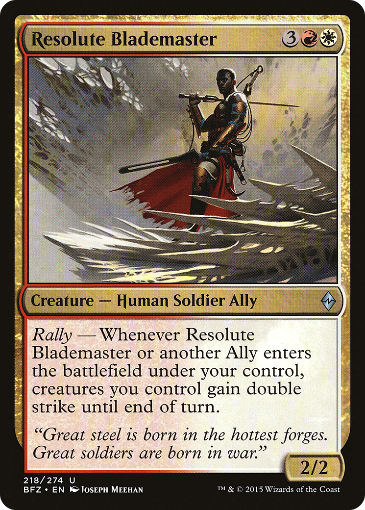 Resolute Blademaster [BFZ-218]