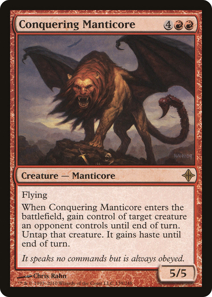 Conquérir Manticore [ROE-139]