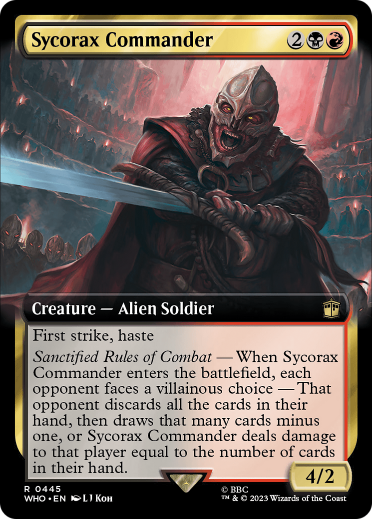 Sycorax Commander - Extended Art [WHO-445]