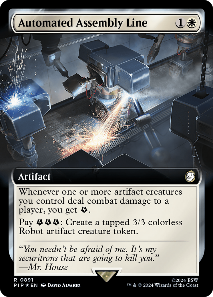 Automated Assembly Line - Extended Art - Surge Foil [PIP-891]