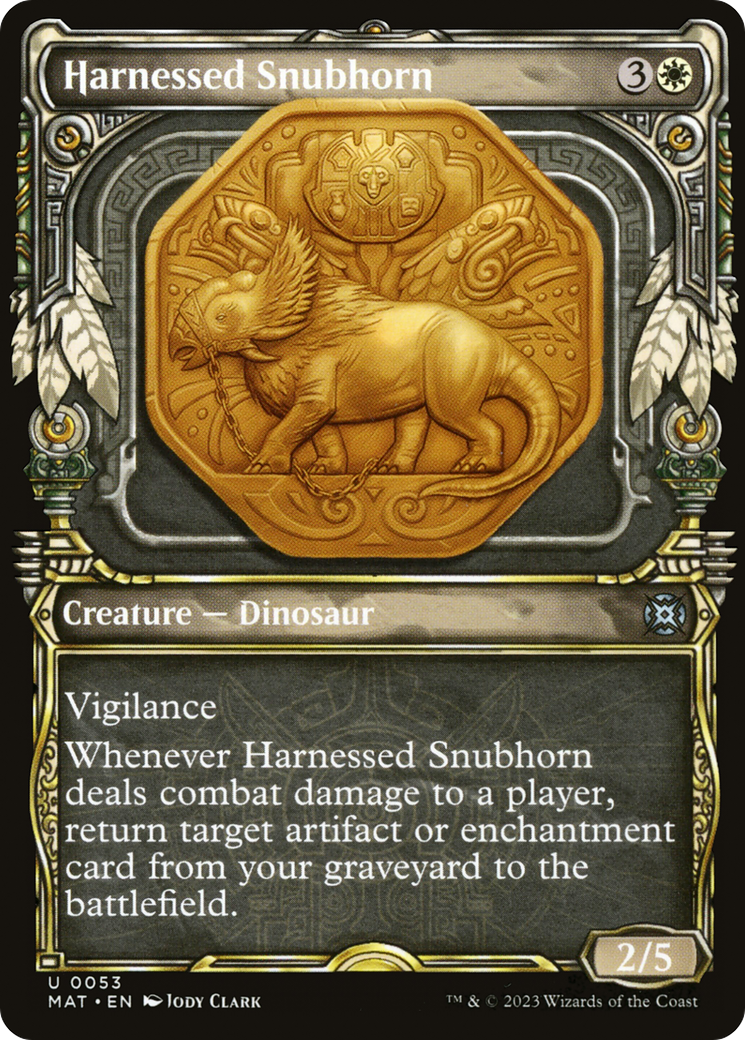 Harnessed Snubhorn - Showcase [MAT-53]