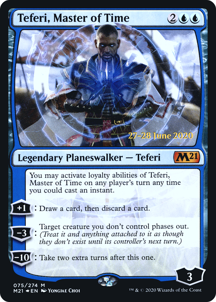 Teferi, Master of Time - Prerelease Promo [PM21-75s]