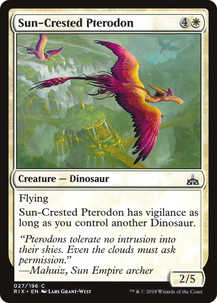 Sun-Crested Pterodon [RIX-27]