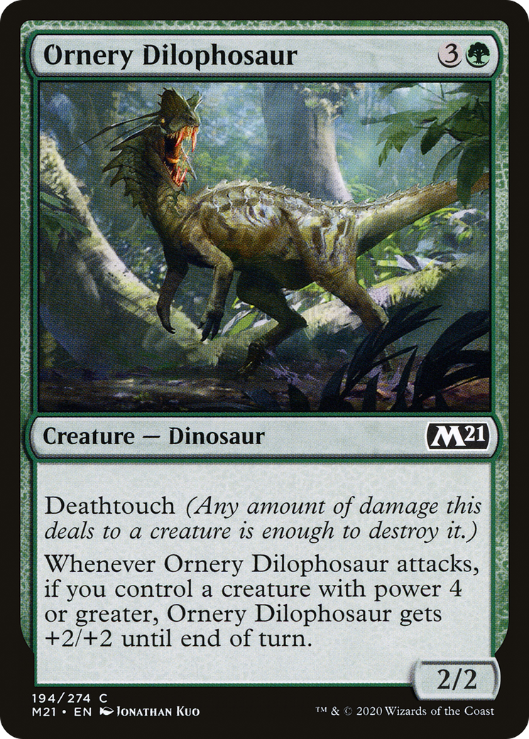 Ornery Dilophosaur [M21-194]