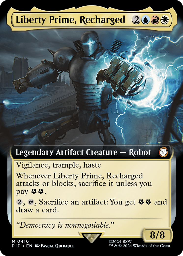 Liberty Prime, Recharged - Extended Art [PIP-416]