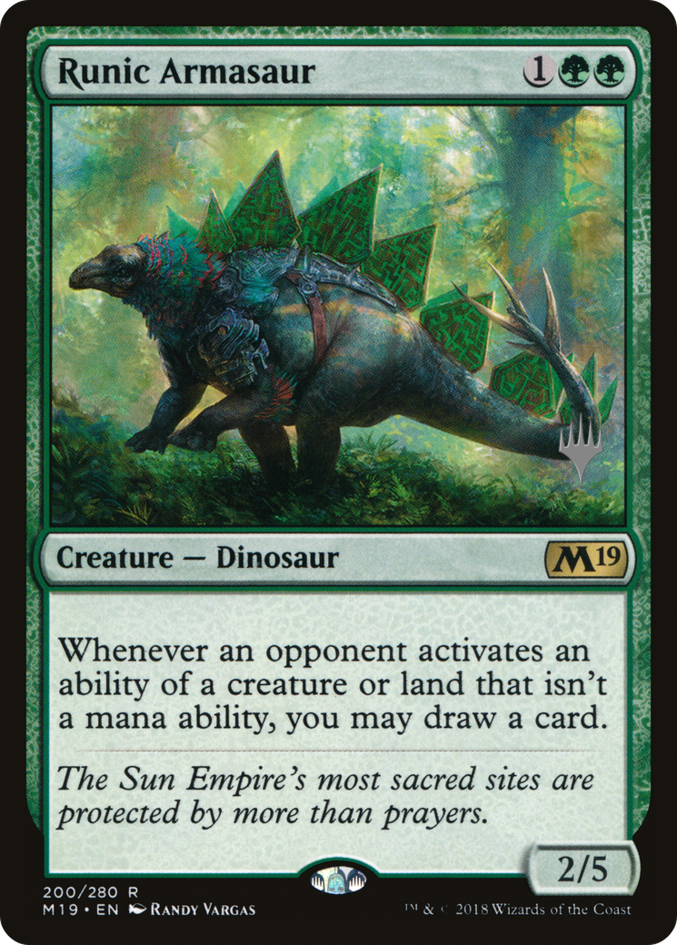 Runic Armasaur - Promo Pack [PM19-200p]