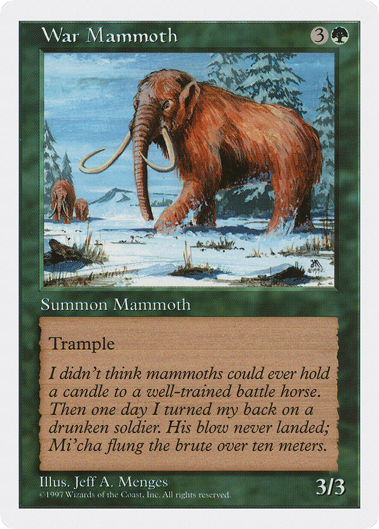 War Mammoth [5ED-340]