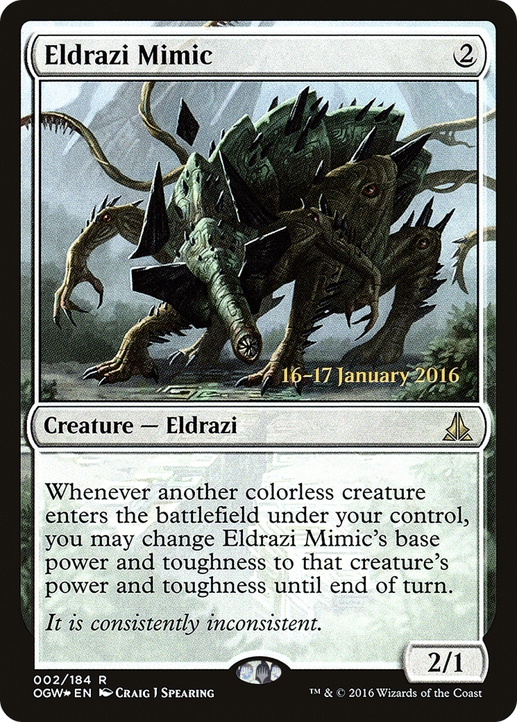 Eldrazi Mimic - Prerelease Promo [POGW-2s]