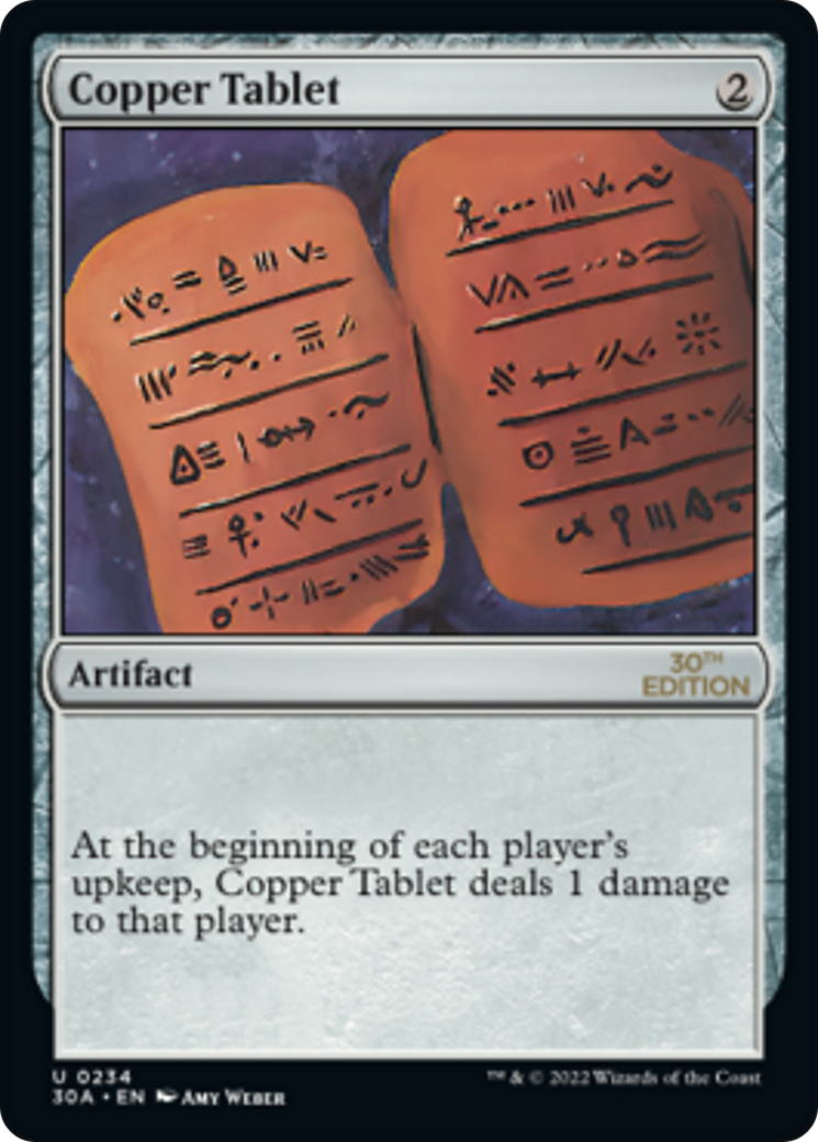 Copper Tablet [30A-234]