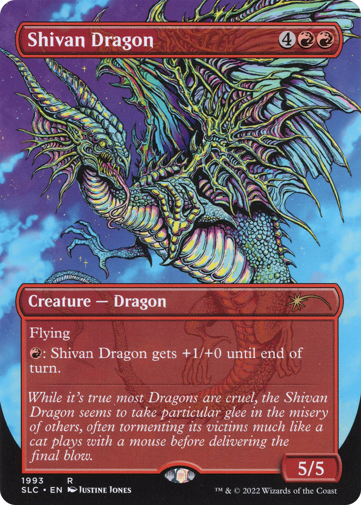 Shivan Dragon - Borderless - Full Art - Promo [SLC-1993]