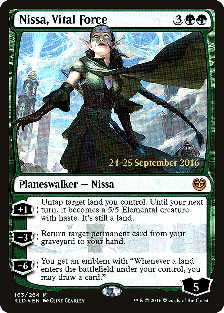 Nissa, Vital Force - Prerelease Promo [PKLD-163s]