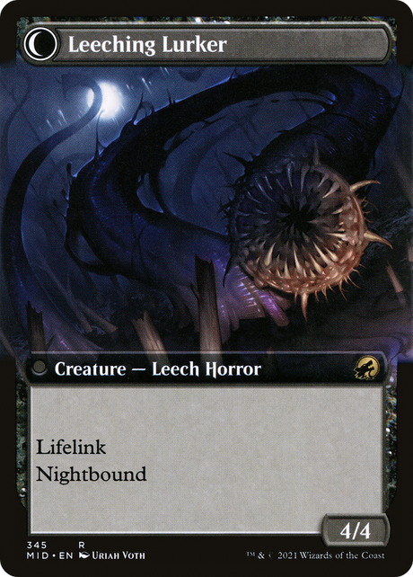 Curse of Leeches // Leeching Lurker - Extended Art [MID-345]