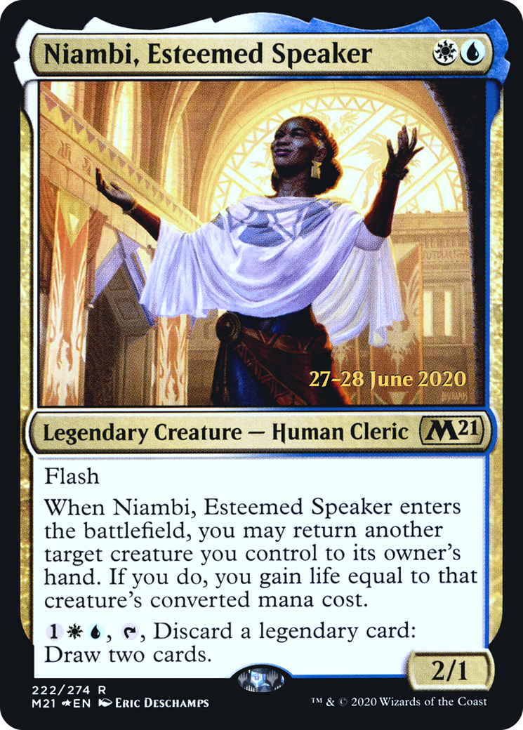 Niambi, Esteemed Speaker - Prerelease Promo [PM21-222s]