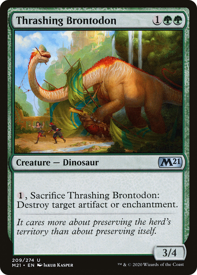 Thrashing Brontodon [M21-209]