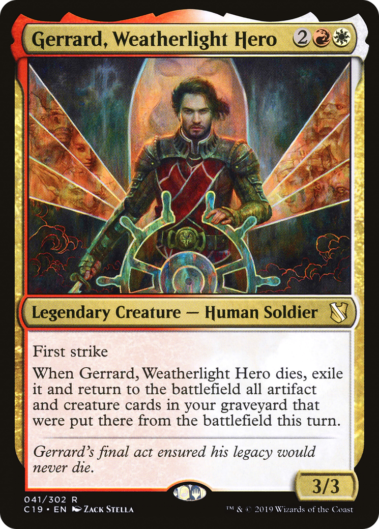 Gerrard, Weatherlight Hero [C19-41]