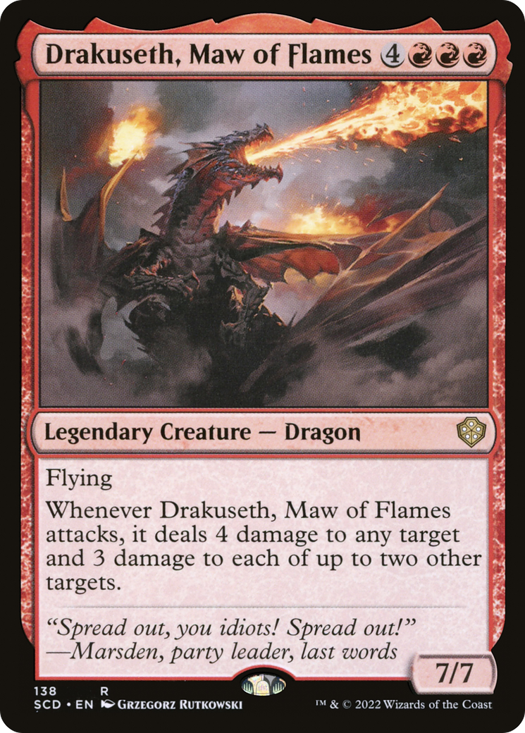 Drakuseth, Maw of Flames [SCD-138]