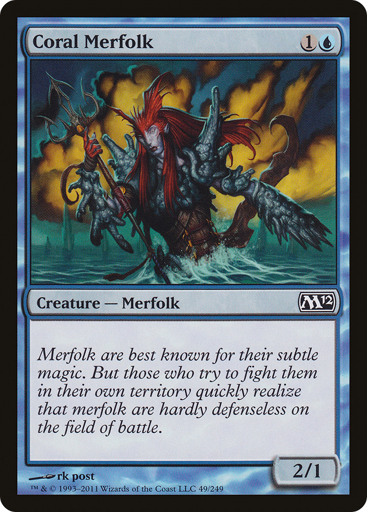 Coral Merfolk [M12-49]