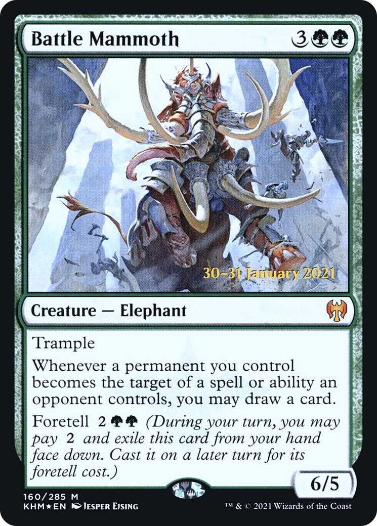 Battle Mammoth - Prerelease Promo [PKHM-160s]