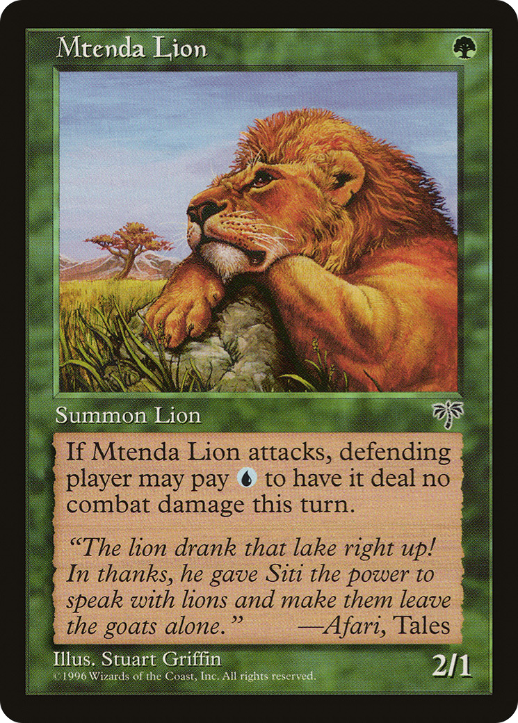 Mtenda Lion [MIR-230]