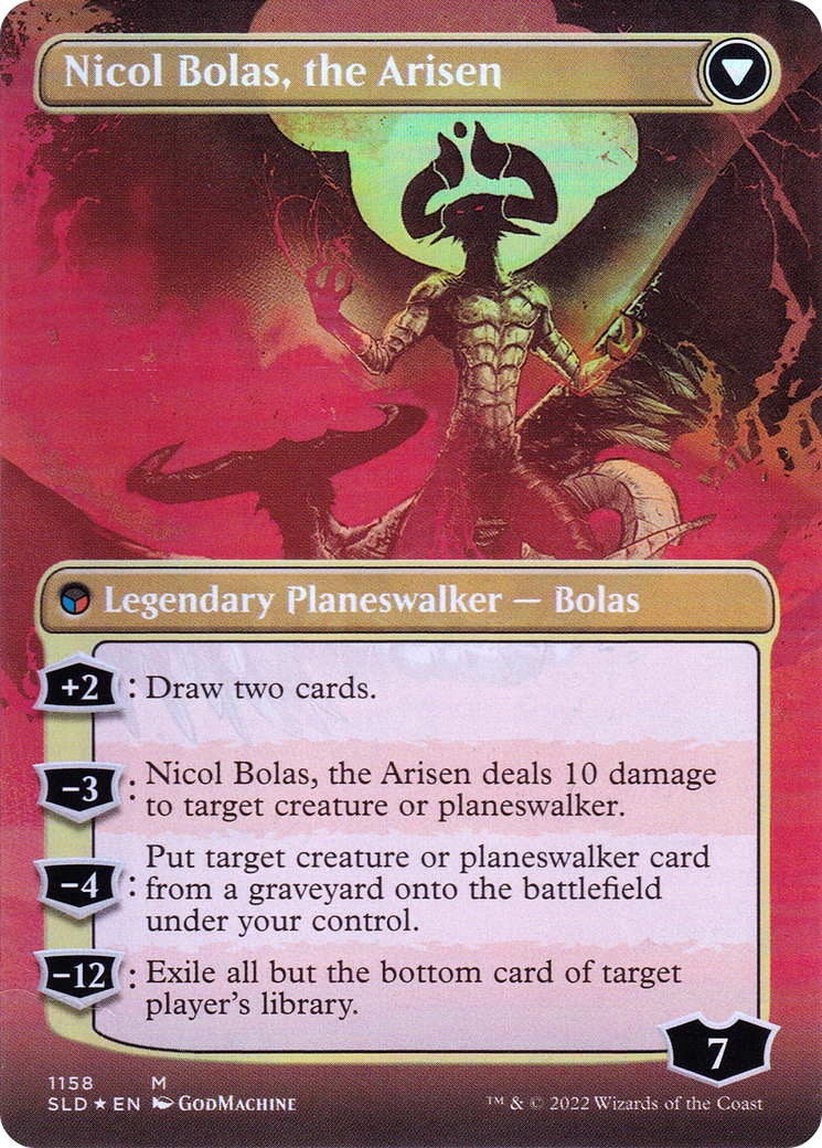 Nicol Bolas, the Ravager // Nicol Bolas, the Arisen - Borderless [SLD-1158]