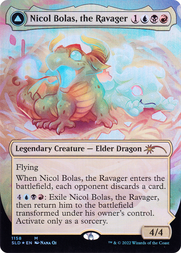 Nicol Bolas, the Ravager // Nicol Bolas, the Arisen - Borderless [SLD-1158]