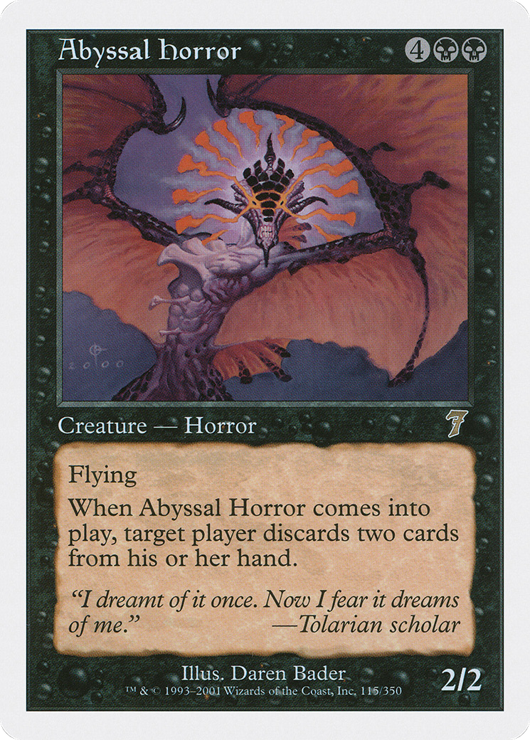 Abyssal Horror [7ED-115]