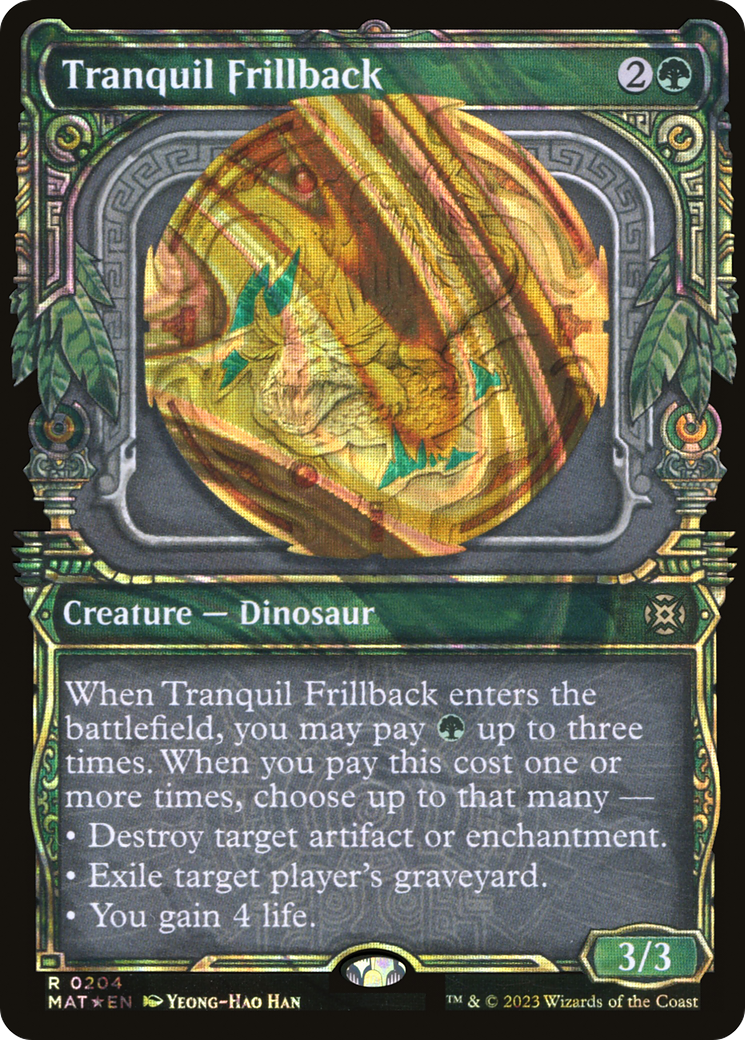 Tranquil Frillback - Showcase - Halo Foil [MAT-204]