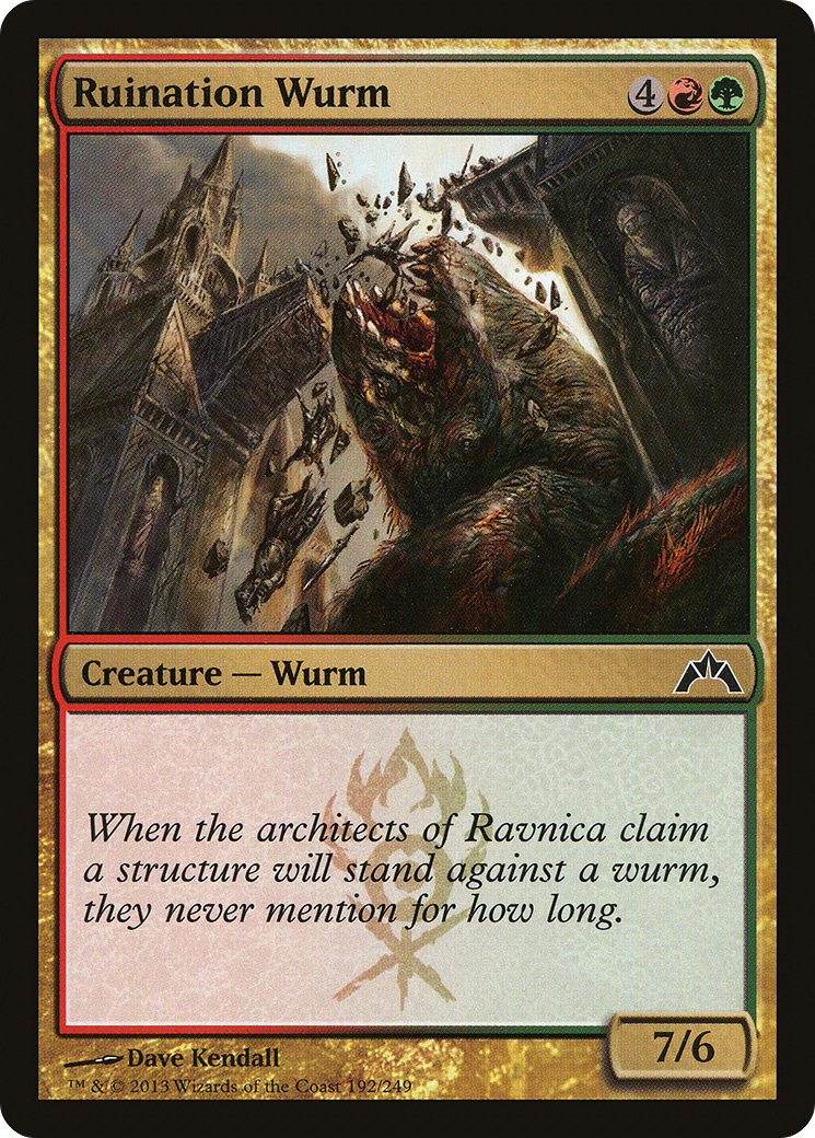 Ruination Wurm [GTC-192]