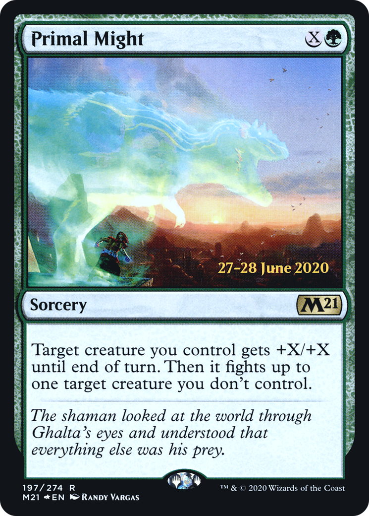 Primal Might - Prerelease Promo [PM21-197s]