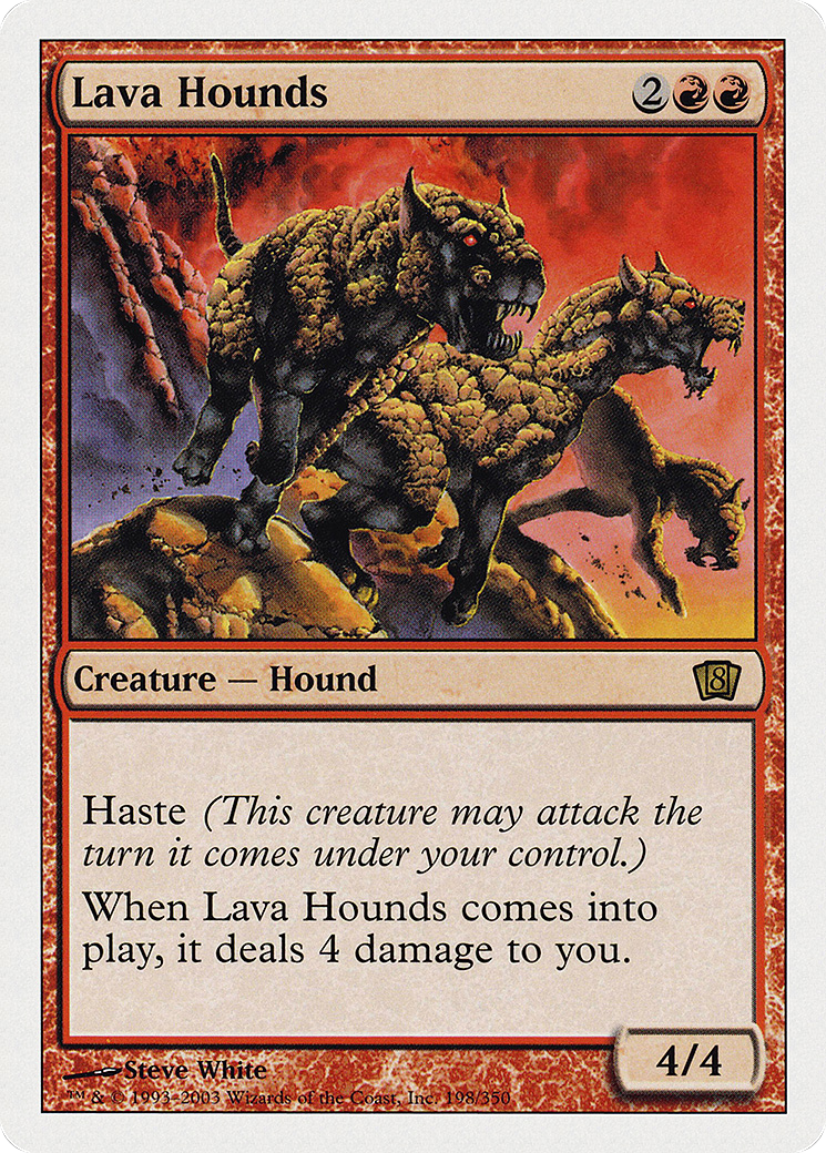 Lava Hounds [8ED-198]