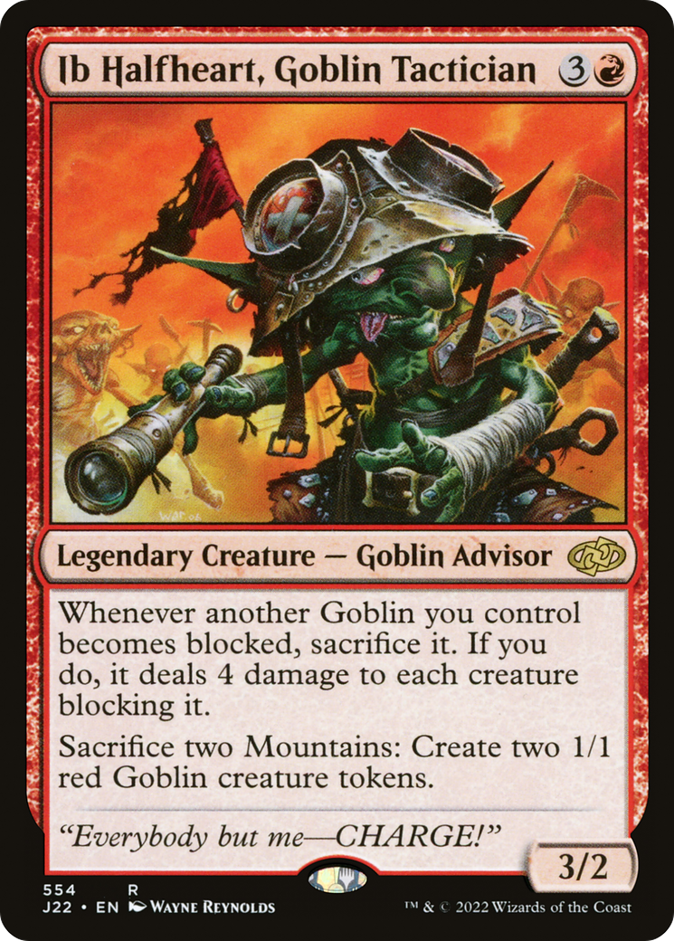 Ib Halfheart, Goblin Tactician [J22-554]