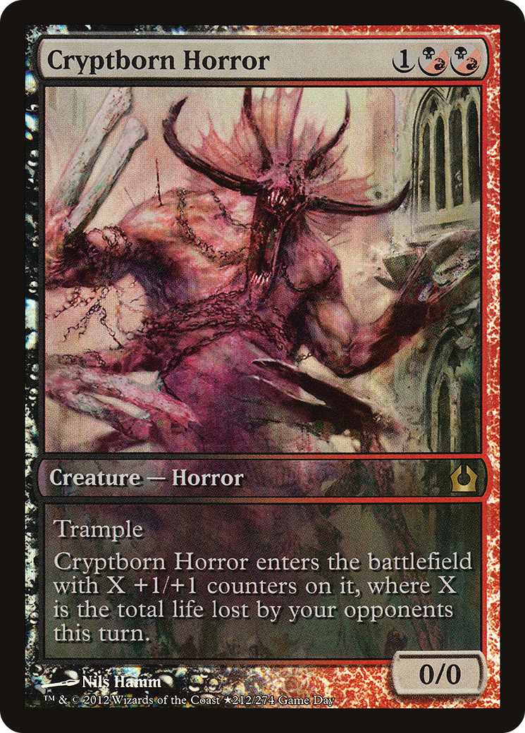 Cryptborn Horror - Full Art - Promo [PRTR-212]