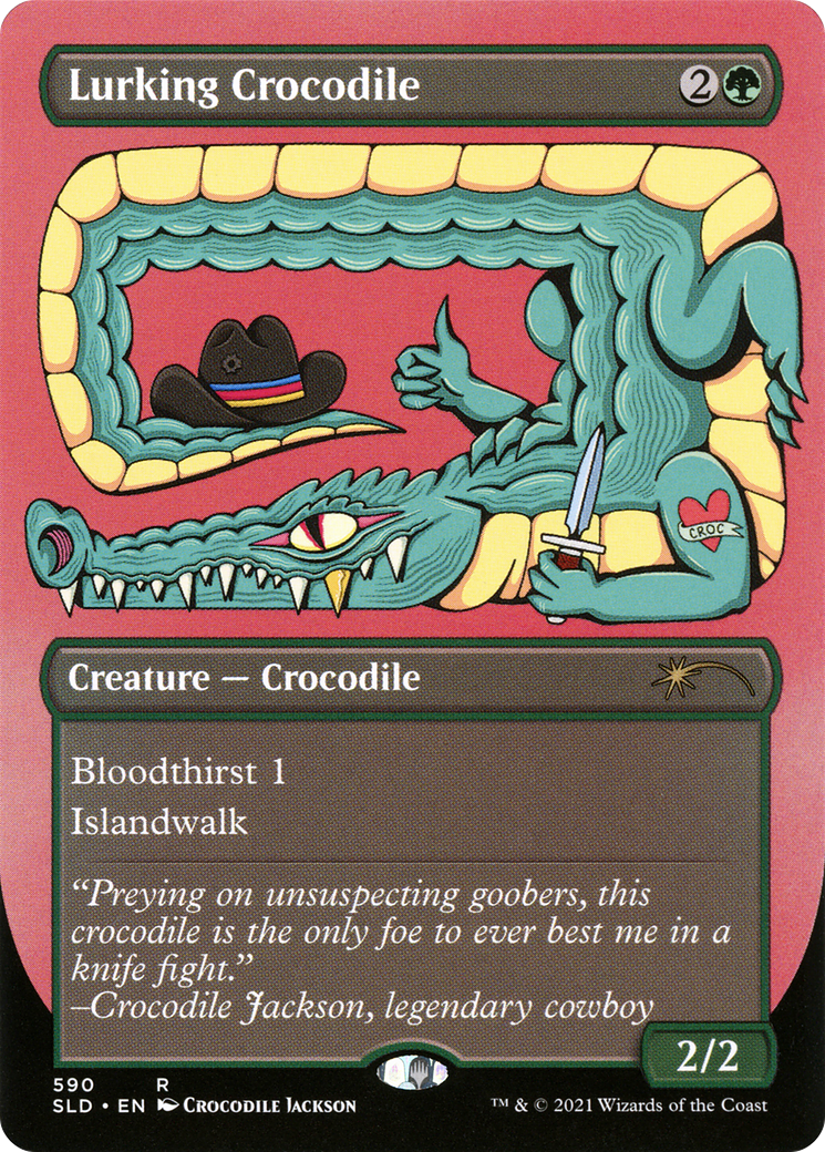 Lurking Crocodile - Borderless - Full Art [SLD-590]