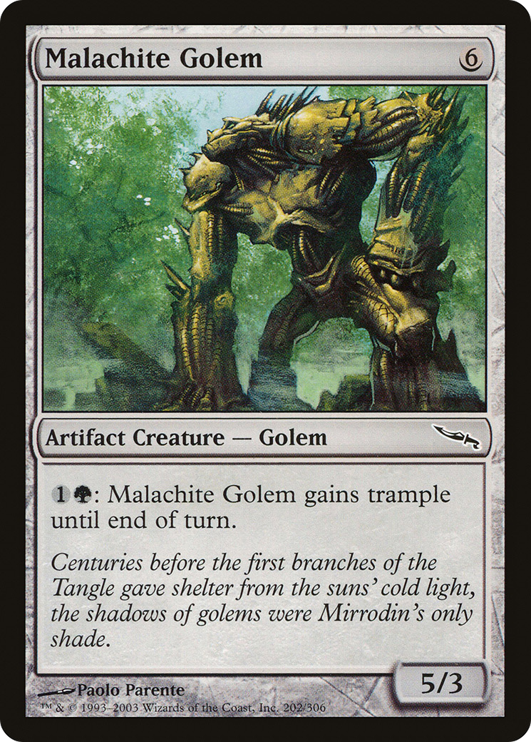 Malachite Golem [MRD-202]