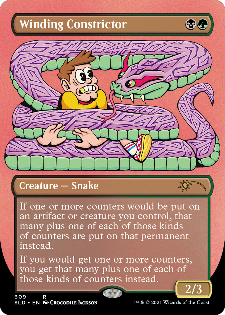 Winding Constrictor - Borderless - Full Art [SLD-309]