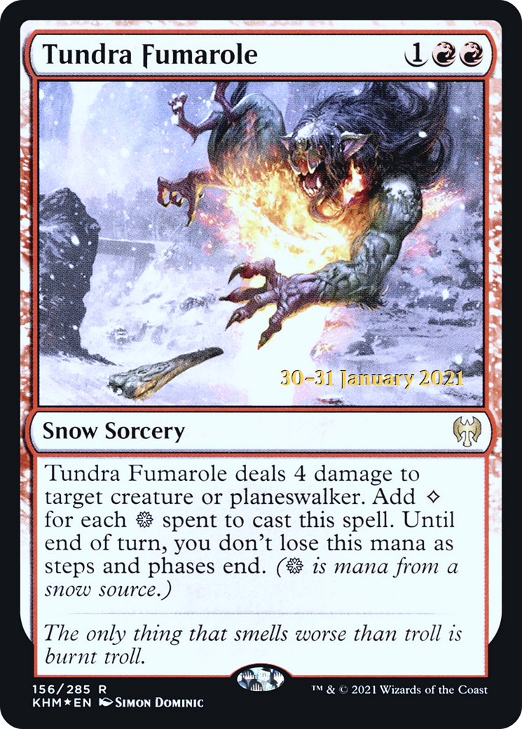 Tundra Fumarole - Prerelease Promo [PKHM-156s]