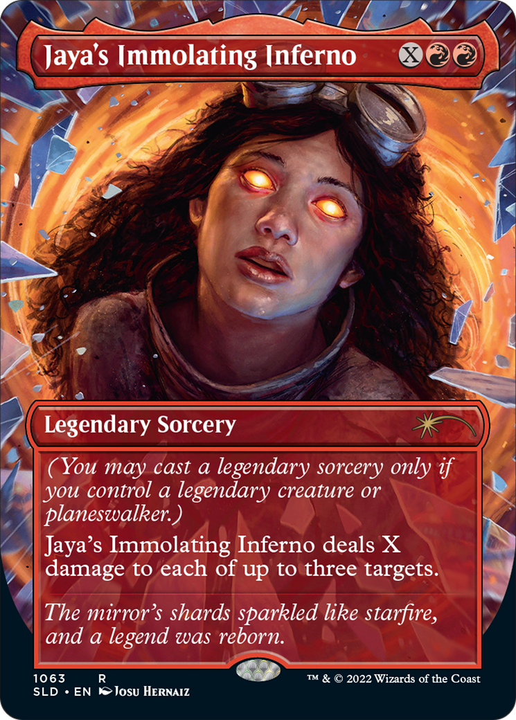 Jaya's Immolating Inferno - Borderless - Full Art [SLD-1063]